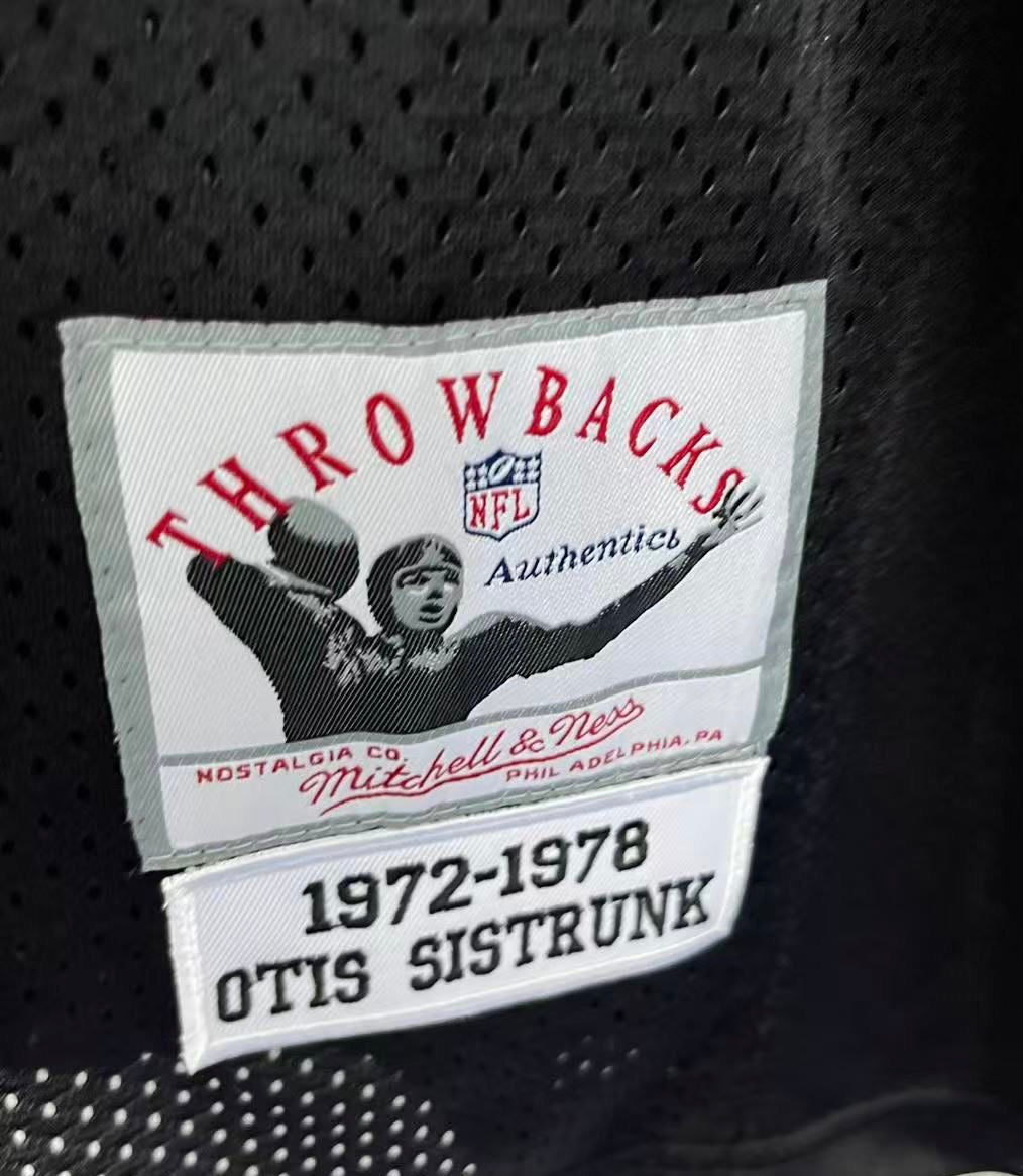 Otis Sistrunk Oakland Las Vegas Raiders Mitchell & Ness Jersey