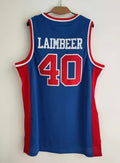Bill Laimbeer Detroit Pistons Jersey Classic Authentics