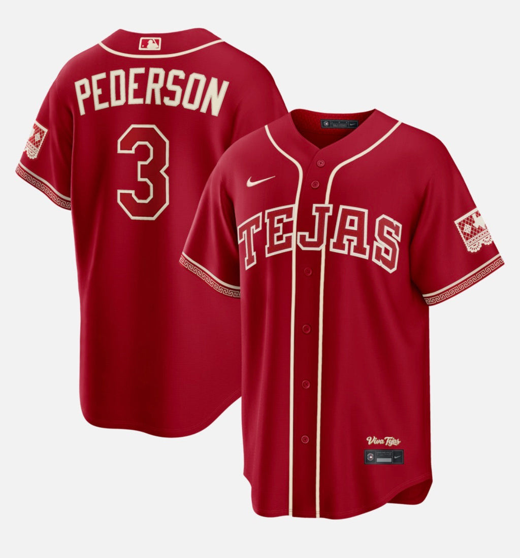 Joc Pederson Texas Rangers official MLB Nike City Connect Limited Jersey