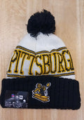 Pittsburgh Steelers NFL New Era winter Hat with Pom Pom retro logo
