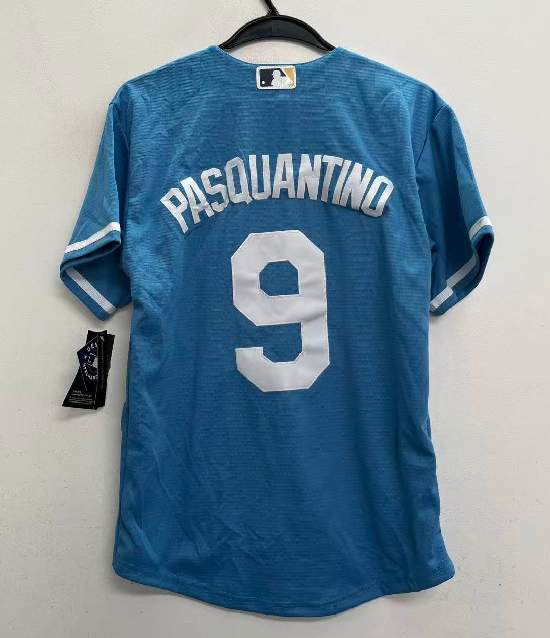 Vinnie Pasquantino YOUTH KIDS Kansas City Royals Official MLB Nike Jersey light blue