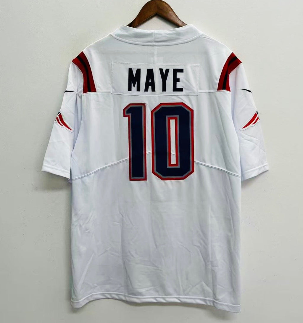 Drake Maye New England Patriots NFL Official NIKE Jersey white