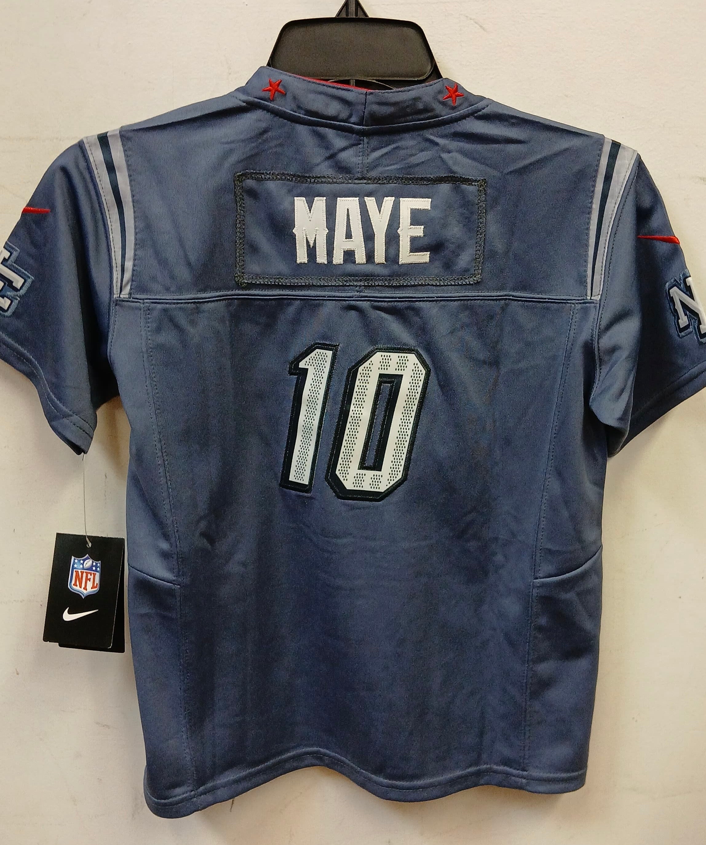 Drake Maye New England Patriots Baby Toddler Rivalries Collection jersey b/t