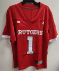 Isiah Pacheco Rutgers Scarlet Knights Adidas Jersey “no name on back”