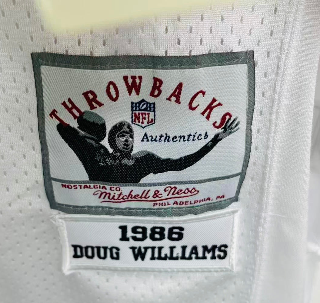 Doug Williams Washington Redskins Commanders Mitchell & Ness Jersey White