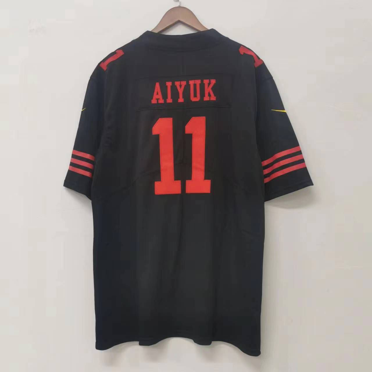 Brandon Aiyuk San Francisco 49ers Official NFL Nike Jersey black