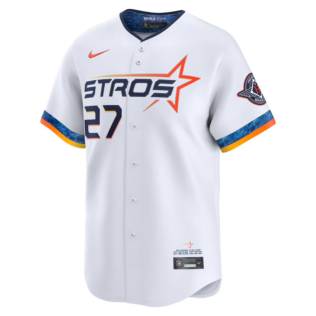 Jose Altuve YOUTH KIDS Houston Astros Official MLB Nike City Connect Limited Jersey