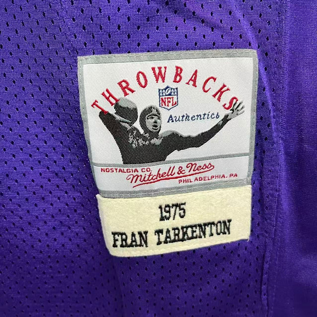 Fran Tarkenton 1975 Minnesota Vikings Official NFL Mitchell & Ness Jersey