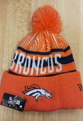 Denver Broncos NFL New Era winter Hat with Pom Pom
