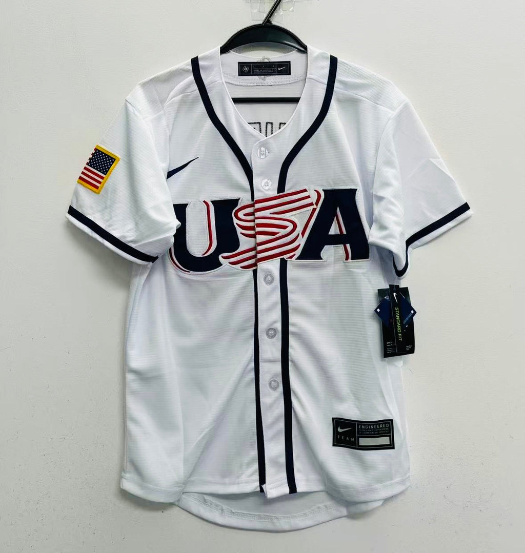 Tarik Skubal USA baseball YOUTH KIDS Official Nike Jersey