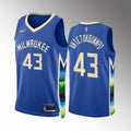 Thanasis Antetokounmpo Milwaukee Bucks Official NBA Nike Jersey