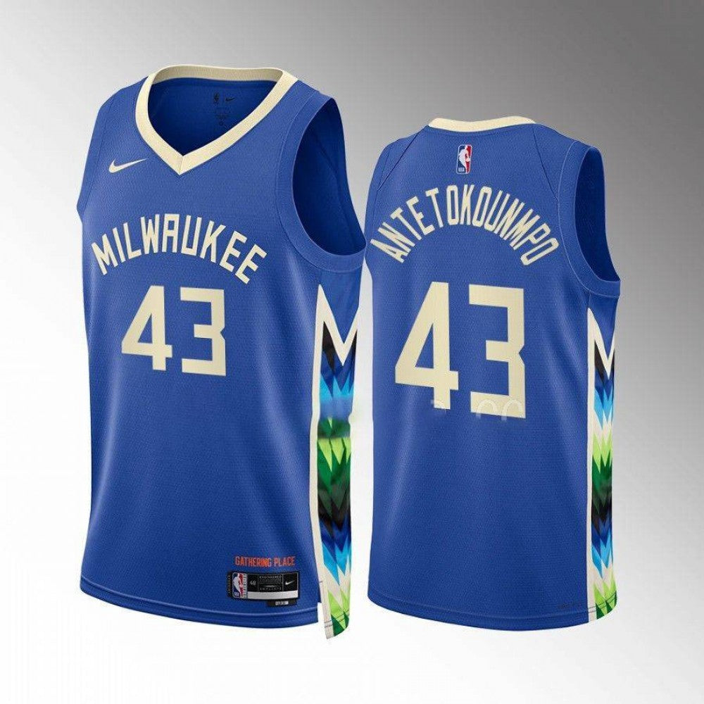 Thanasis Antetokounmpo Milwaukee Bucks Official NBA Nike Jersey