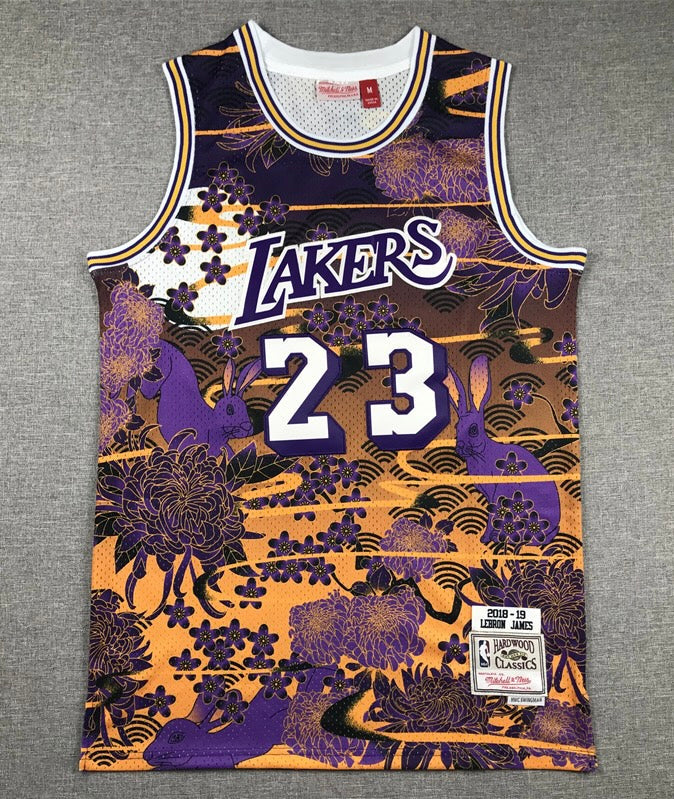 Lebron James Los Angeles Lakers Jersey made by Mitchell & Ness