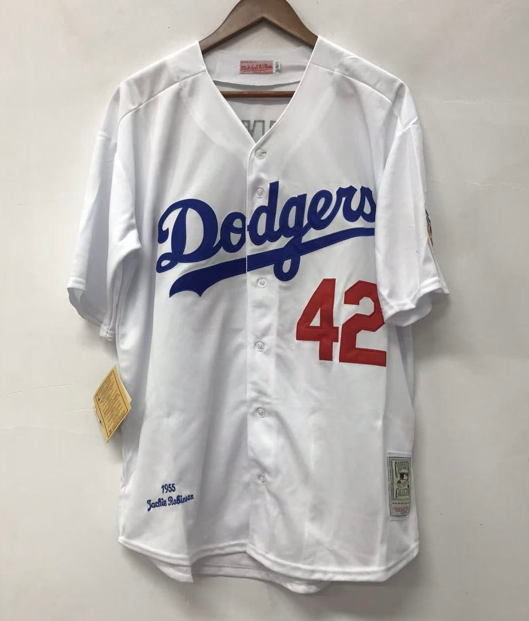 Jackie Robinson 1955 Brooklyn Dodgers Jersey Mitchell & Ness