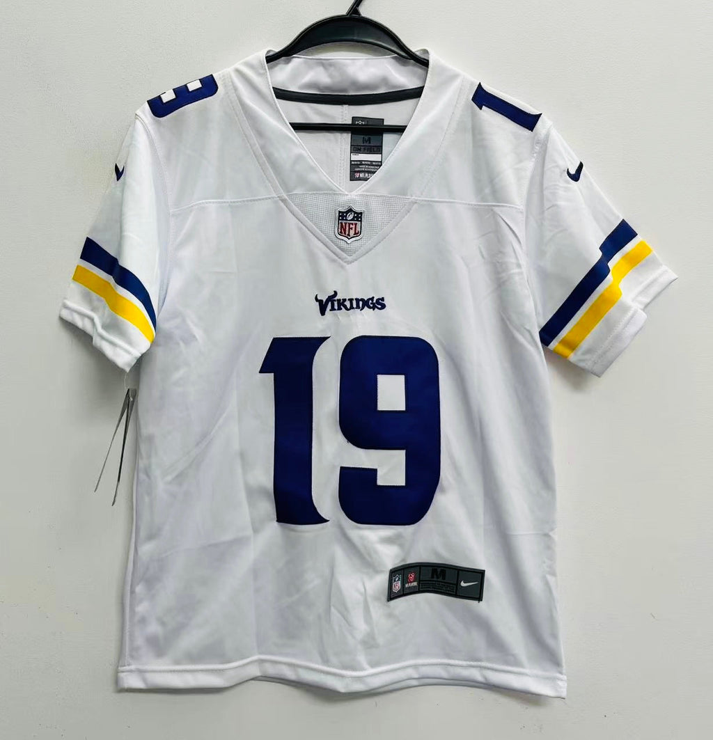 Adam Thielen YOUTH KIDS Minnesota Vikings Official NFL Jersey white