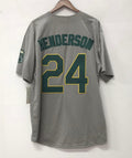Rickey Henderson Oakland A’s Athletics Jersey gray Mitchell & Ness