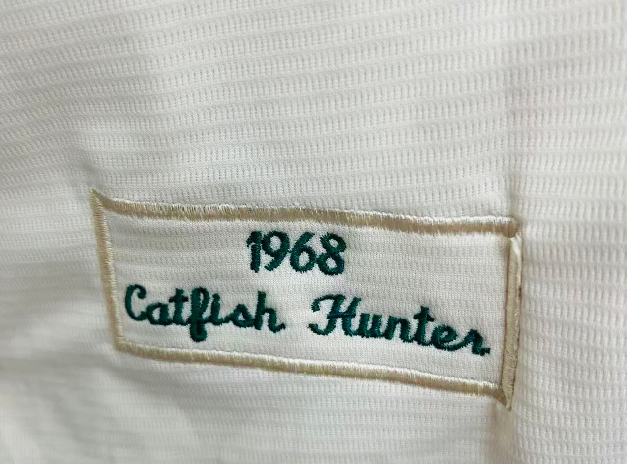 Jim Catfish Hunter 1968 Oakland A’s Athletics Official Jersey Mitchell & Ness