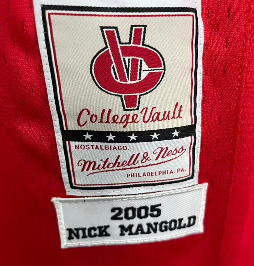 Nick Mangold Ohio State Buckeyes Official NCAA Mitchell & Ness Jersey