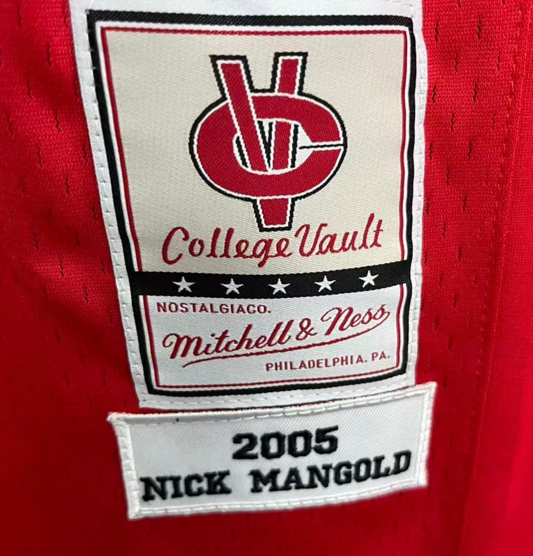 Nick Mangold Ohio State Buckeyes Official NCAA Mitchell & Ness Jersey
