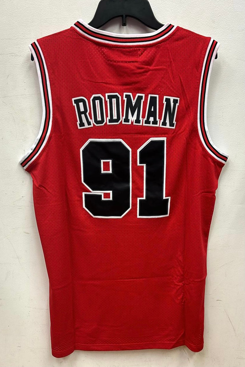 Dennis Rodman Chicago Bulls Official NBA Jersey Mitchell & Ness