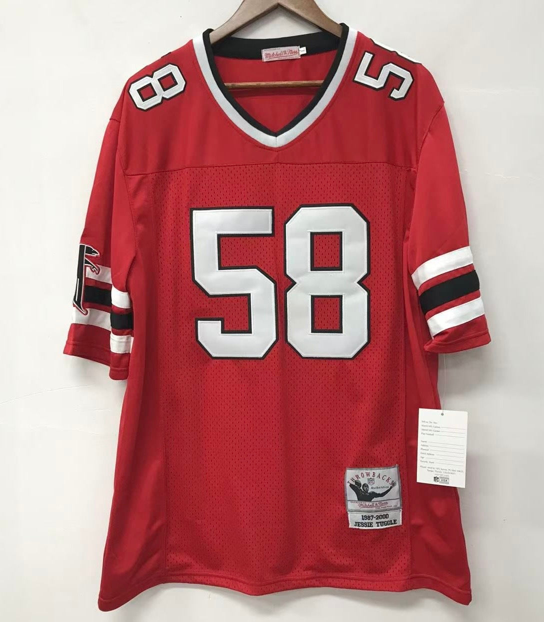 Jesse Tuggle Atlanta Falcons Official NFL Mitchell & Ness Jersey