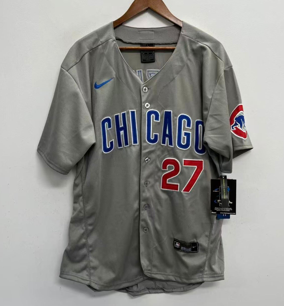 Seiya Suzuki Chicago Cubs Official MLB Jersey Gray Nike