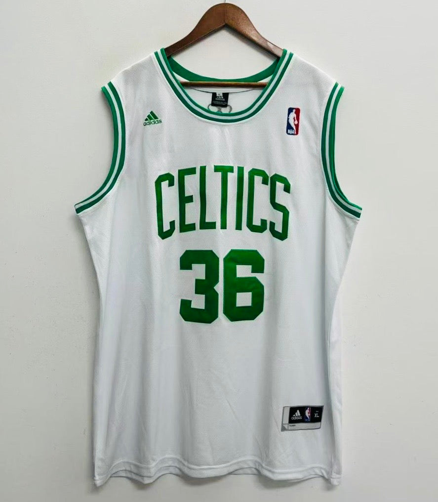 Shaquille O’Neal Boston Celtics Official NBA Adidas Jersey White