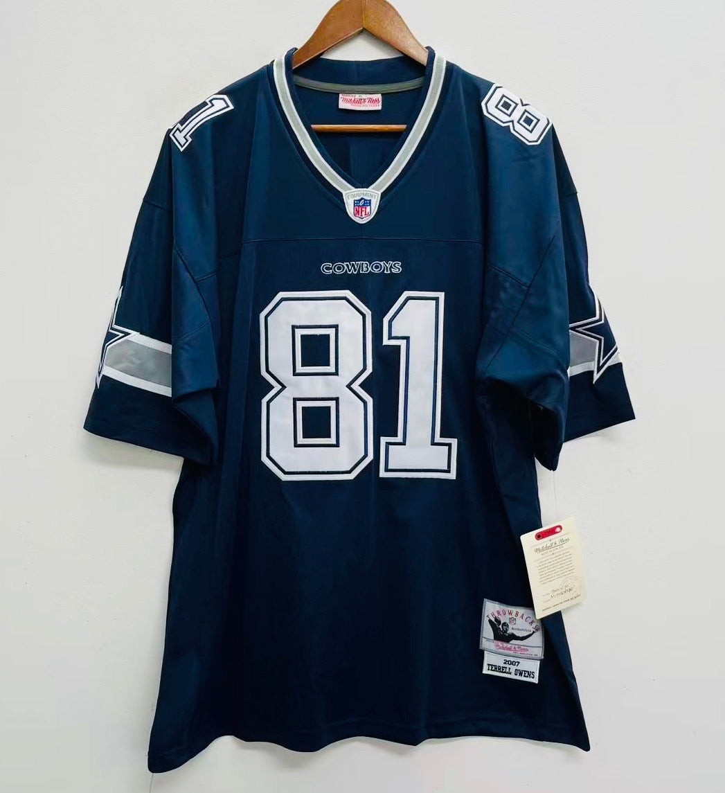 Terrell Owens Dallas Cowboys Official NFL Jersey Mitchell & Ness