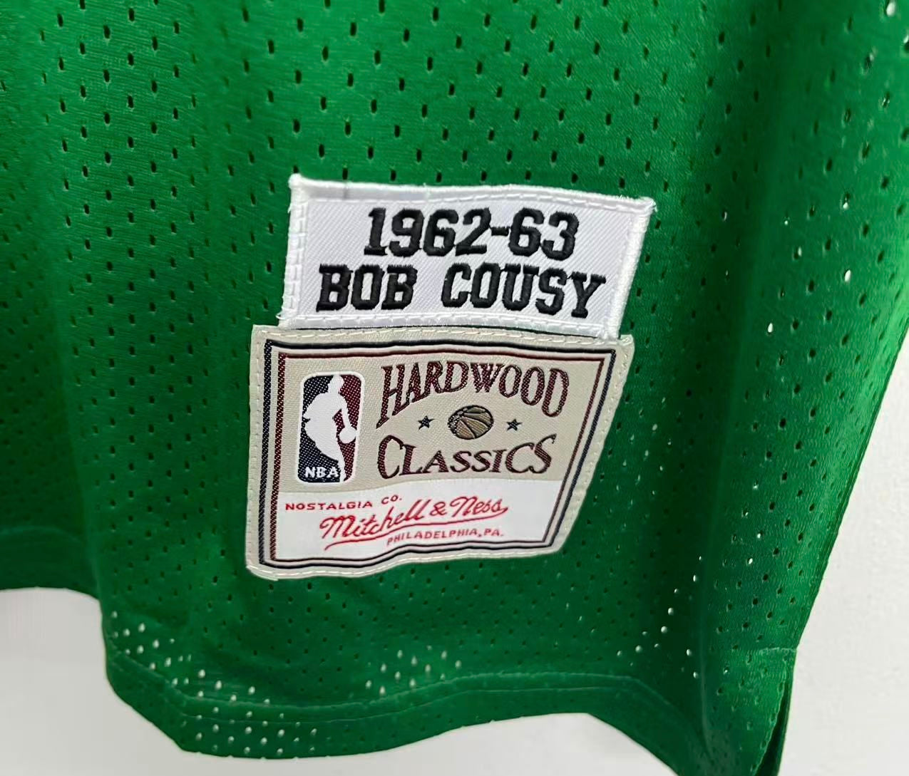 Bob Cousy Boston Celtics Official NBA Mitchell & Ness Jersey