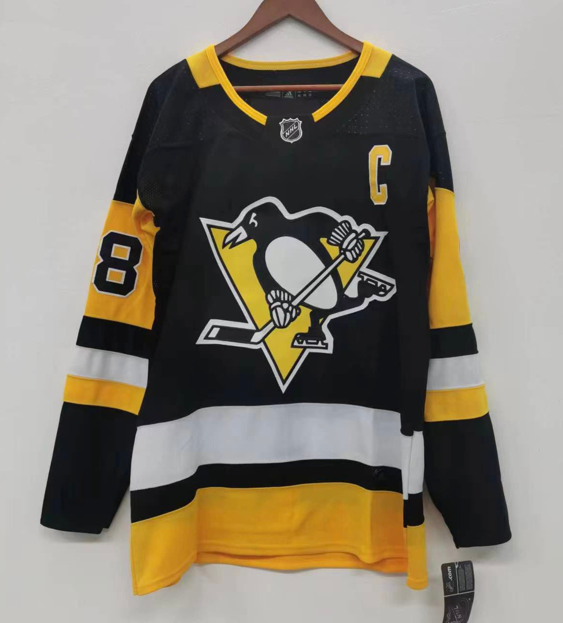 Jaromir Jagr Pittsburgh Penguins Official NHL Adidas  Jersey black