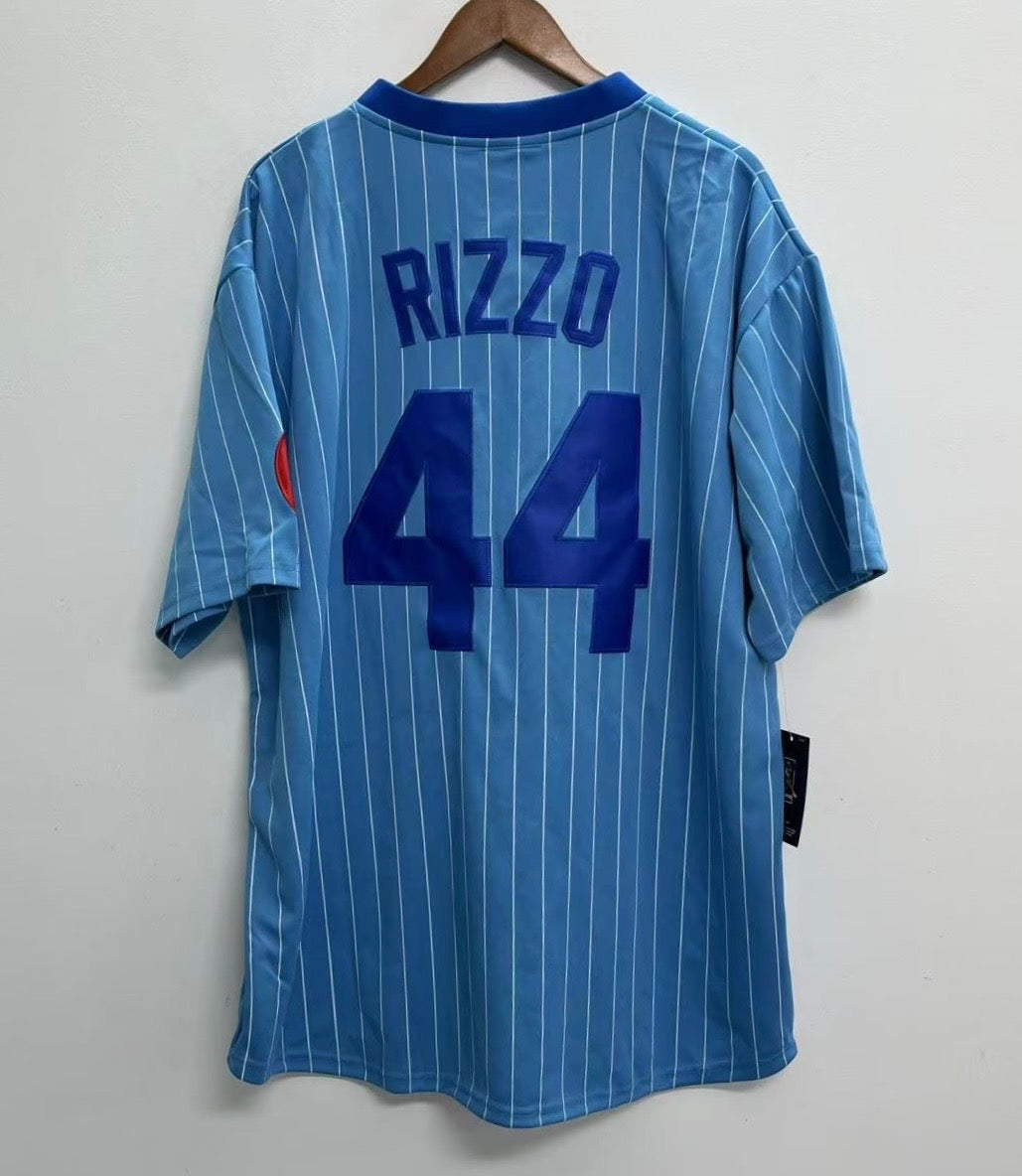 Anthony Rizzo Chicago Cubs Official MLB Majestic Throwback Jersey
