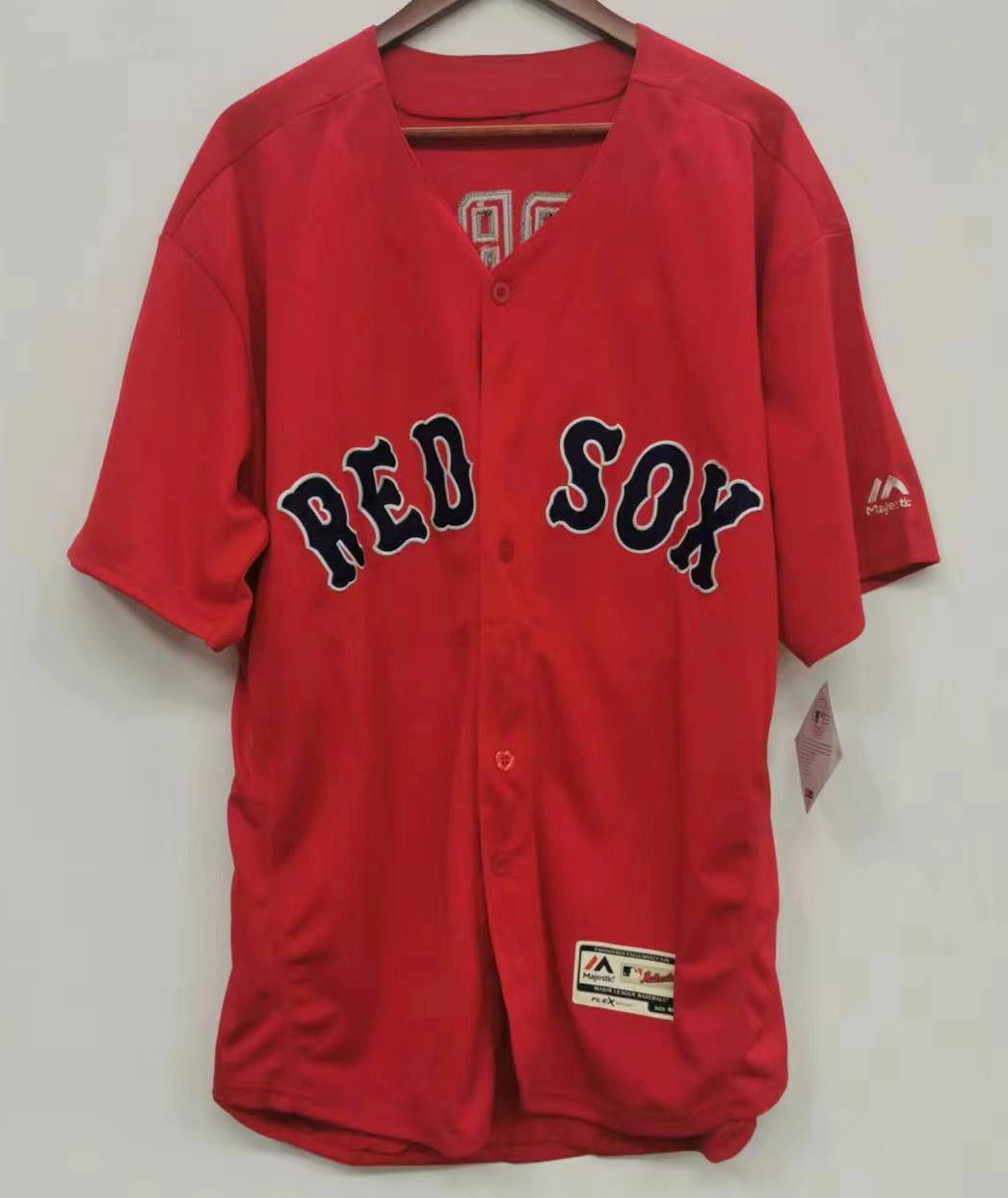 Dustin Pedroia Boston Red Sox Official MLB Majestic Jersey