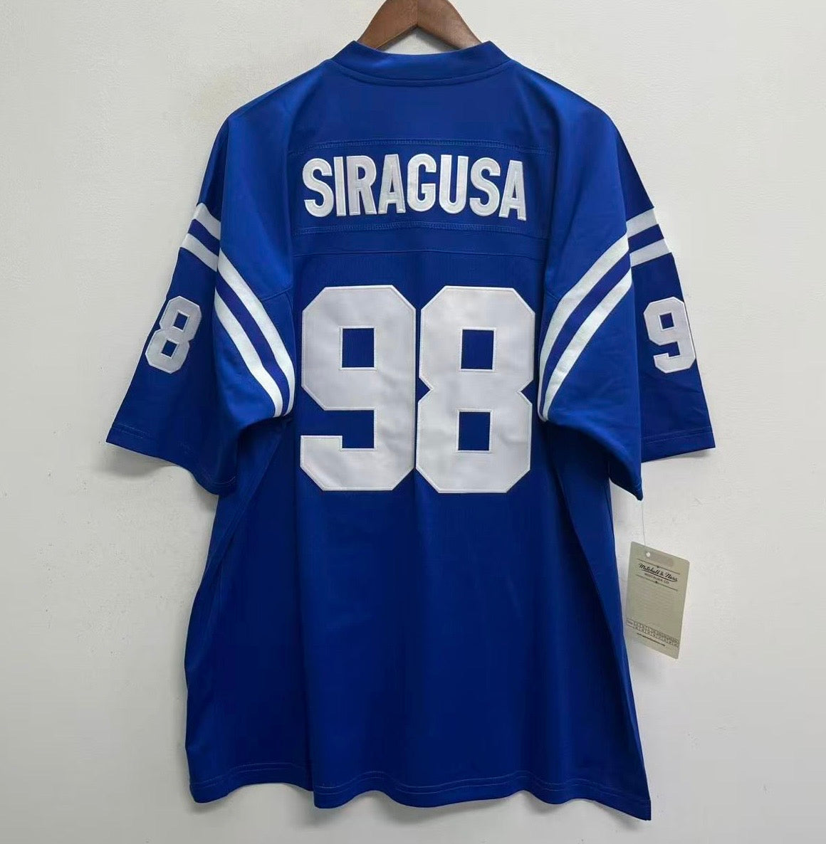 Tony Siragusa Indianapolis Colts NFL Mitchell & Ness Jersey