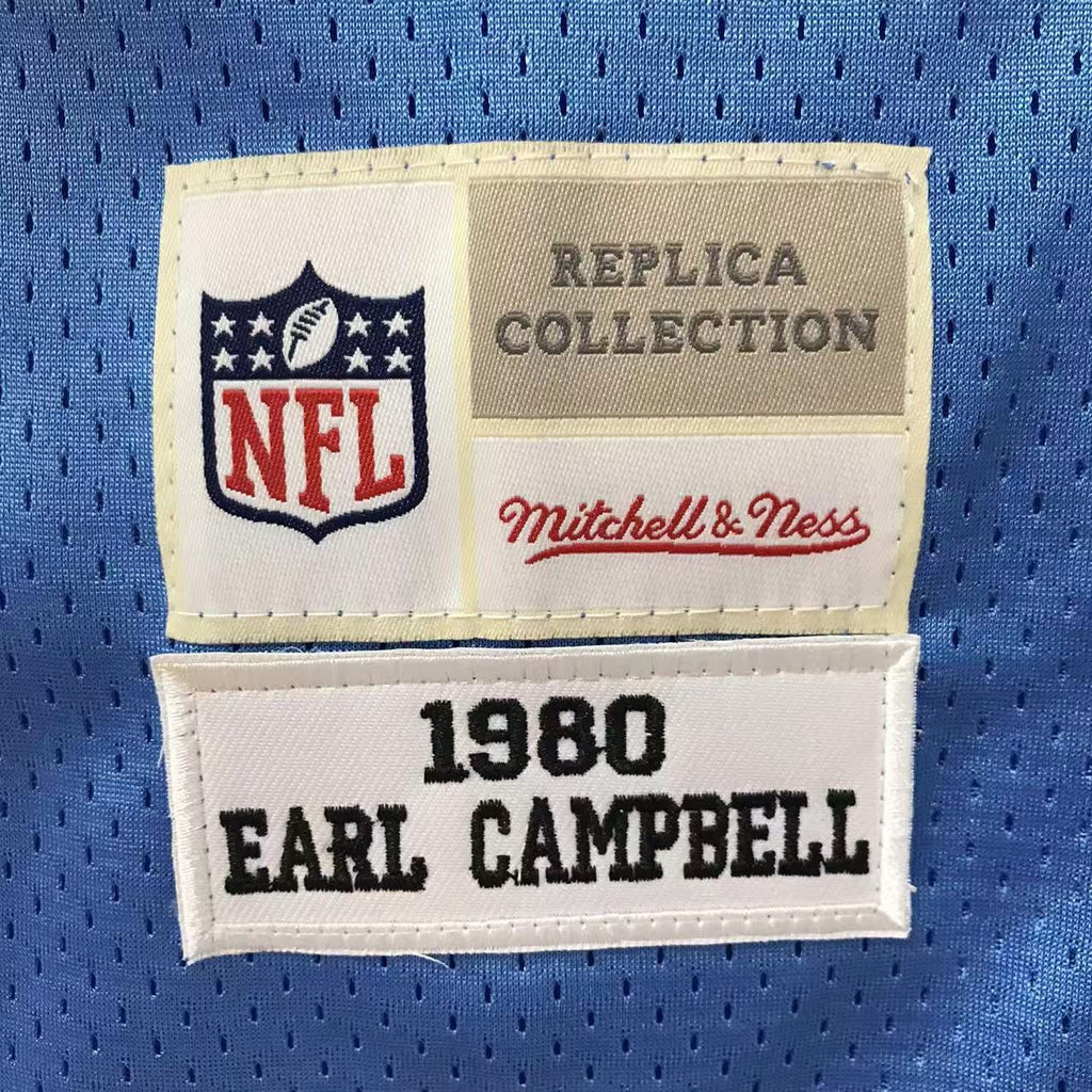 Earl Campbell Houston Oilers Official NFL Mitchell & Ness Jersey