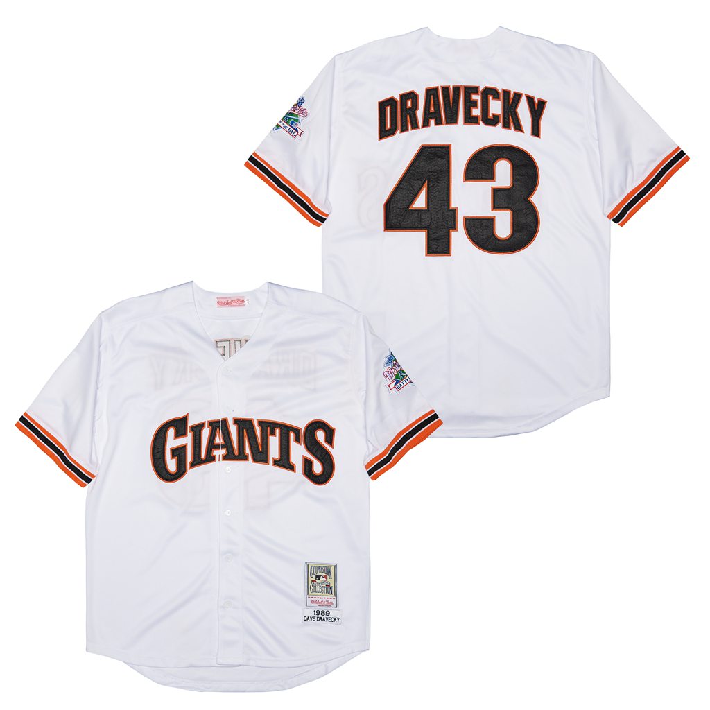Dave Dravecky San Francisco Giants Official MLB Jersey Mitchell & Ness