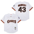Dave Dravecky San Francisco Giants Official MLB Jersey Mitchell & Ness