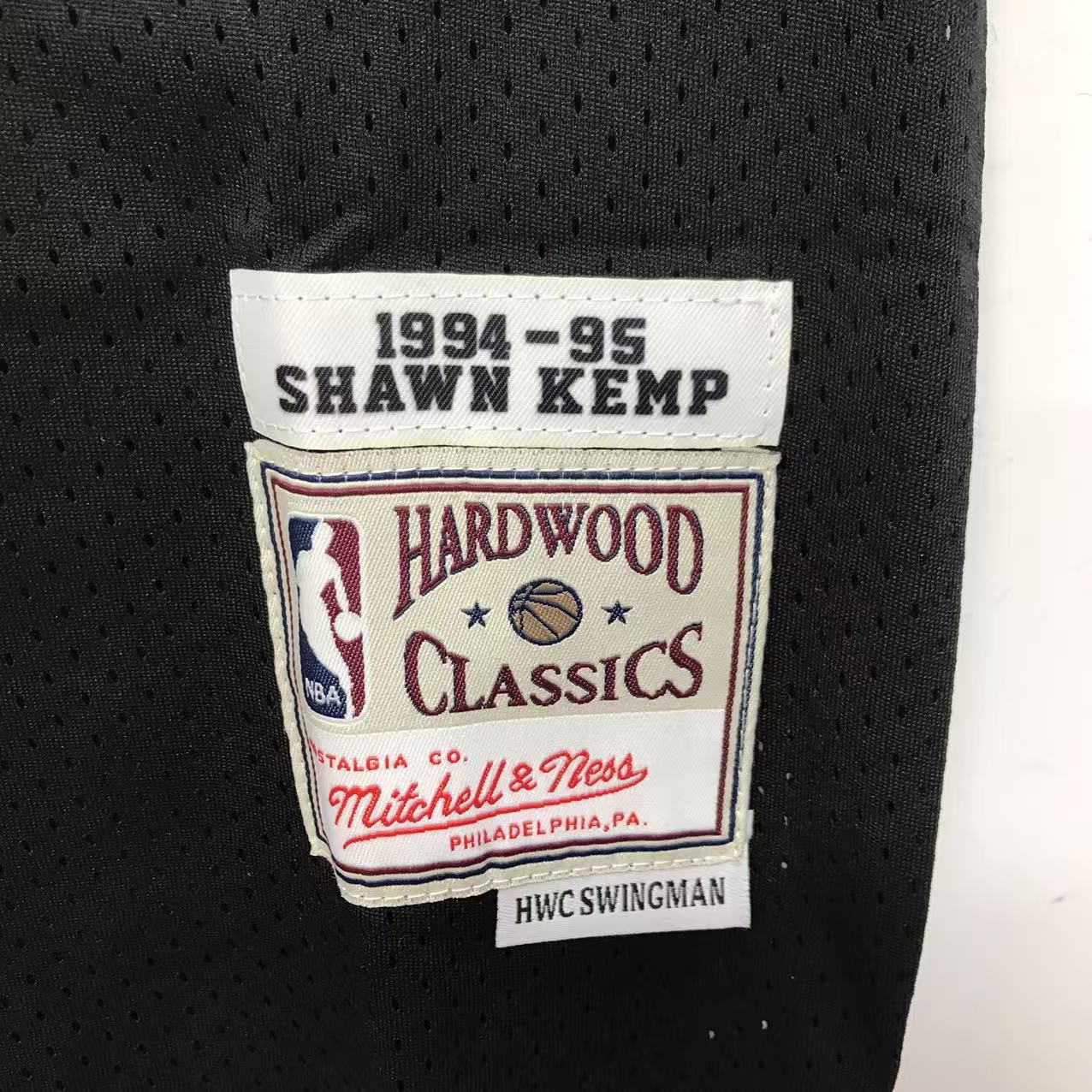Shawn Kemp Seattle SuperSonics Official NBA Mitchell & Ness Jersey