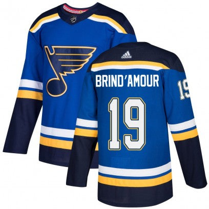 Rod Brind’Amour #19 St. Louis Blues Official NHL Adidas  Jersey