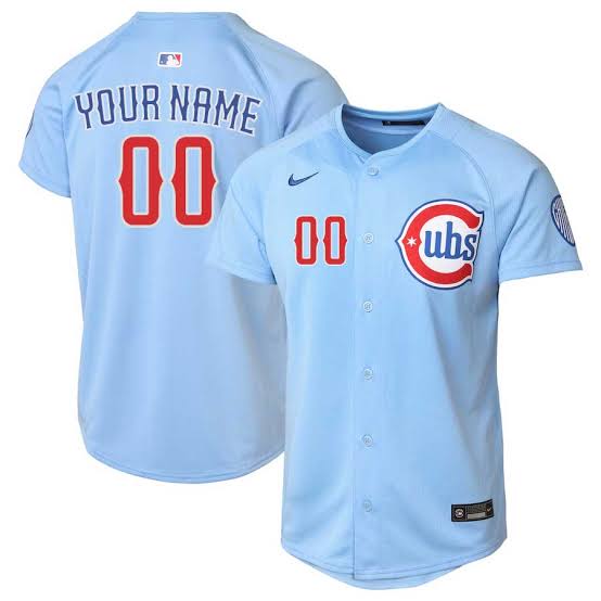 Any Name & Number Chicago Cubs Official MLB Nike Custom Jersey