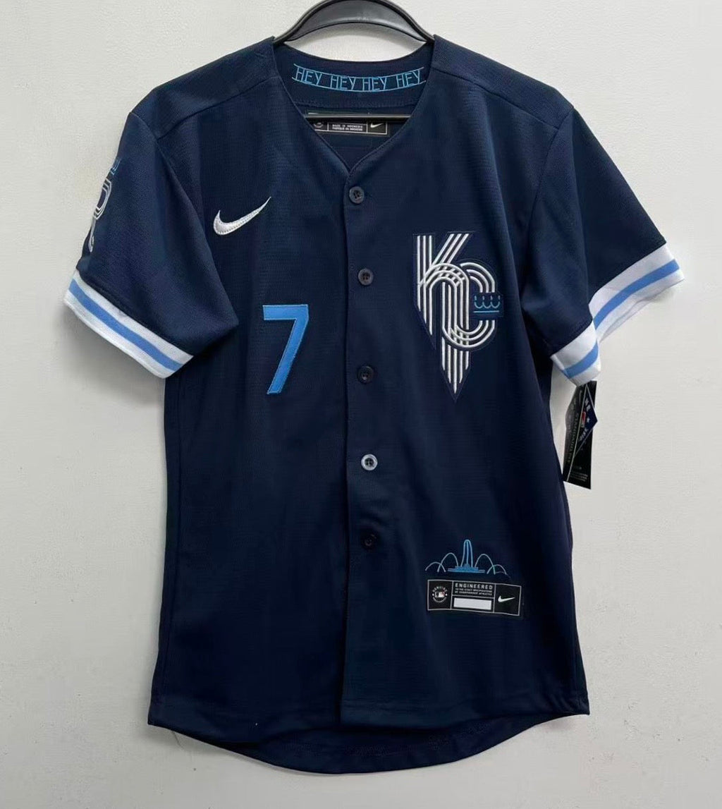 Bobby Witt Jr. YOUTH KIDS Kansas City Royals Official MLB Nike City Connect limited Jersey