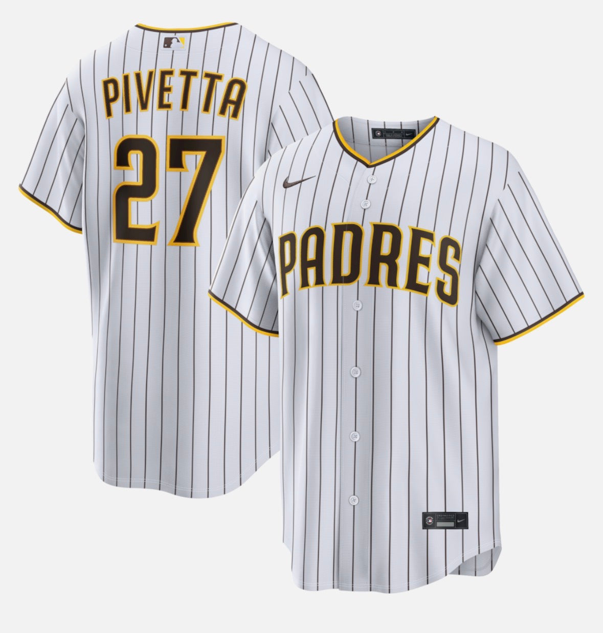 Nick Pivetta YOUTH KIDS San Diego Padres Official MLB Nike   Jersey