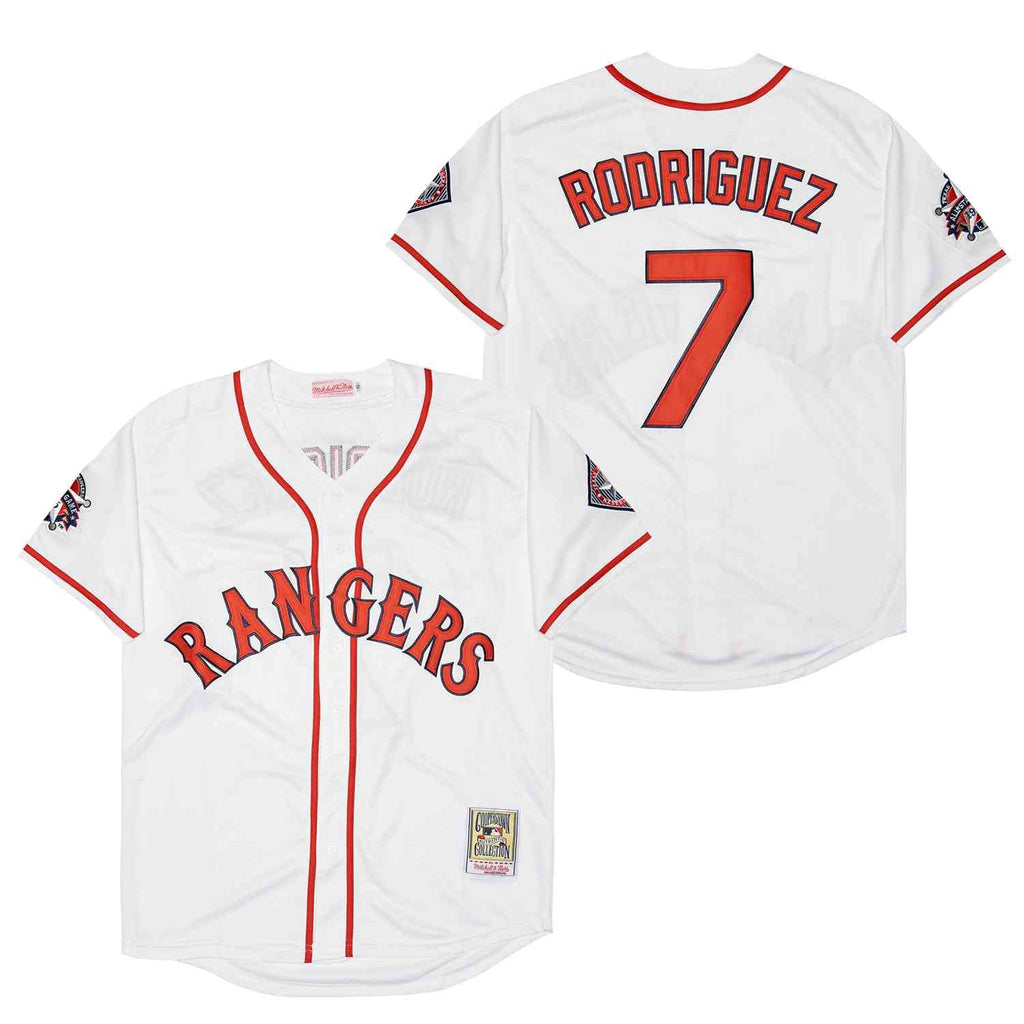 Ivan Rodriguez Texas Rangers Official MLB Mitchell & Ness Jersey