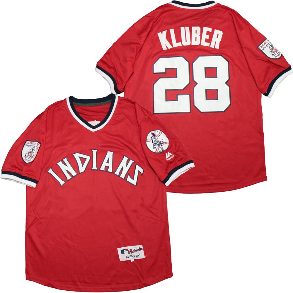 Corey Kluber Cleveland Indians Official MLB Jersey Majestic