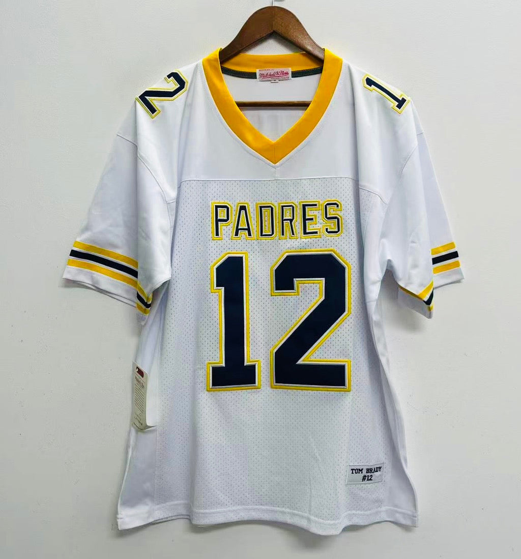 Tom Brady Junipero Serra San Mateo CA High School Jersey White