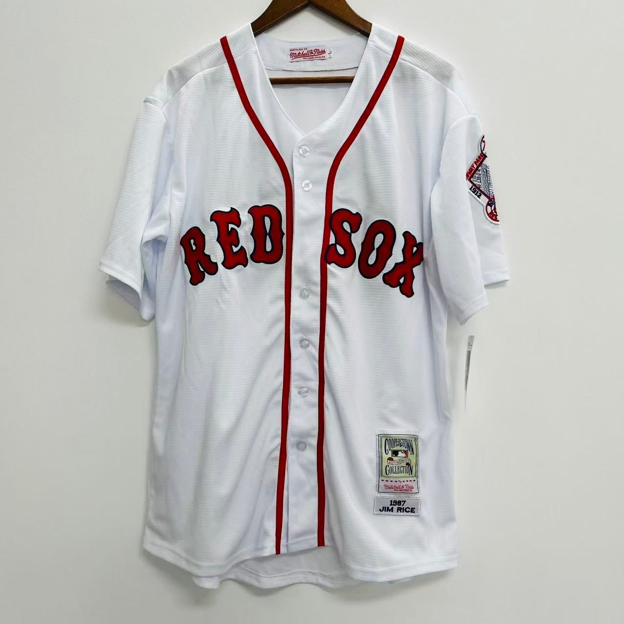 Jim Rice Boston Red Sox Official MLB Mitchell & Ness Jersey