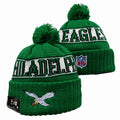 Philadelphia Eagles retro logo NFL New Era winter knit Hat with Pom Pom