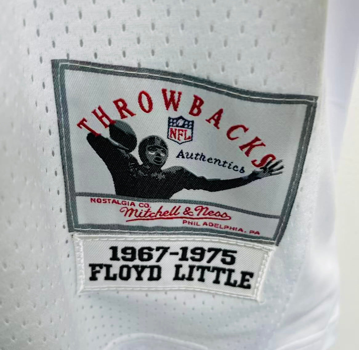 Floyd Little Denver Broncos NFL Mitchell & Ness Jersey white