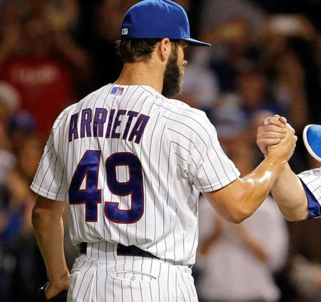 Jake Arrieta Chicago Cubs Official MLB Majestic Jersey