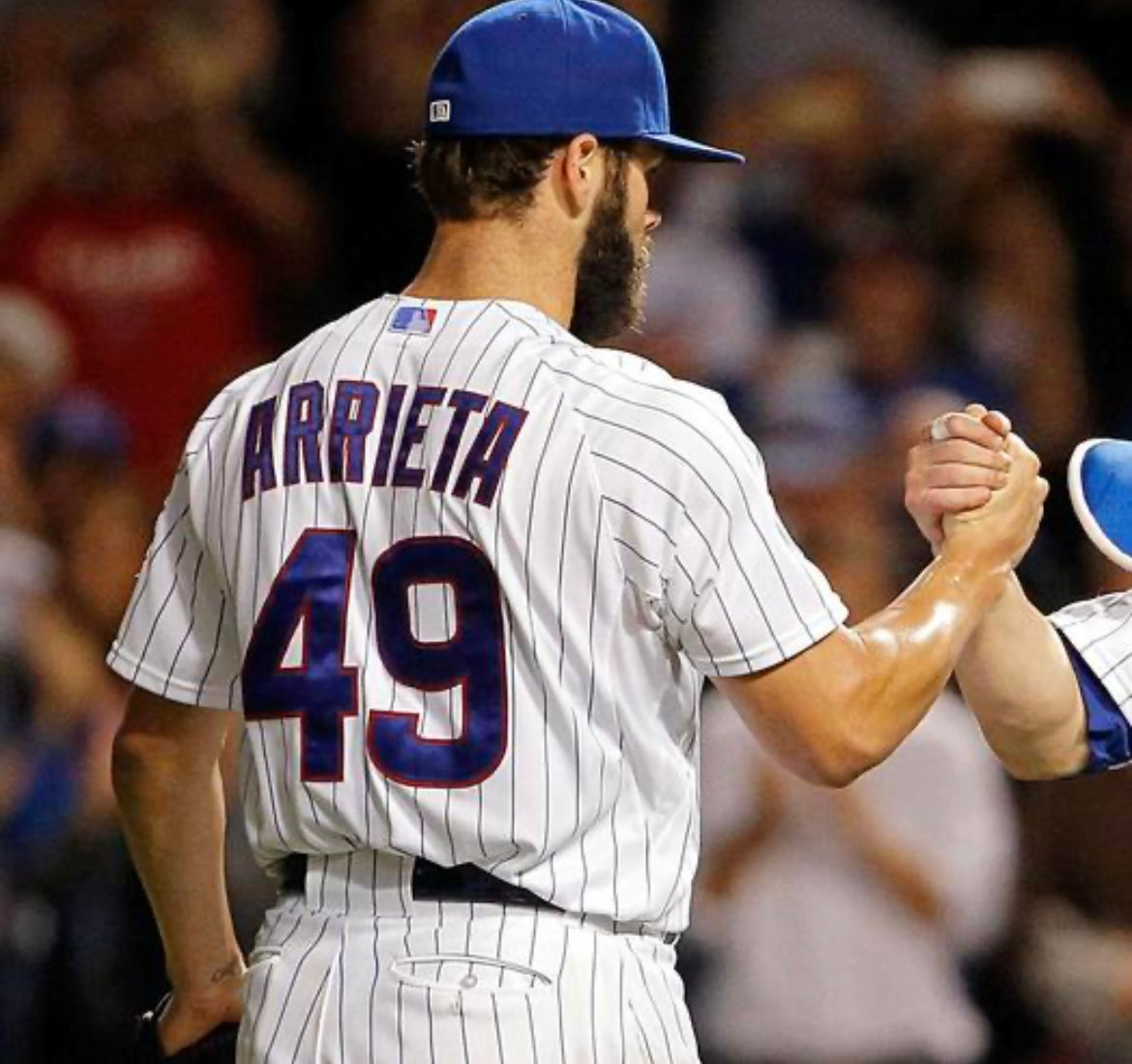 Jake Arrieta Chicago Cubs Official MLB Majestic Jersey