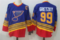 Wayne Gretzky St. Louis Blues Official NHL CCM Jersey blue